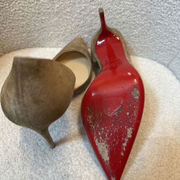 Christian Louboutin Brown Heels - Size 37 - Picture 3 of 6